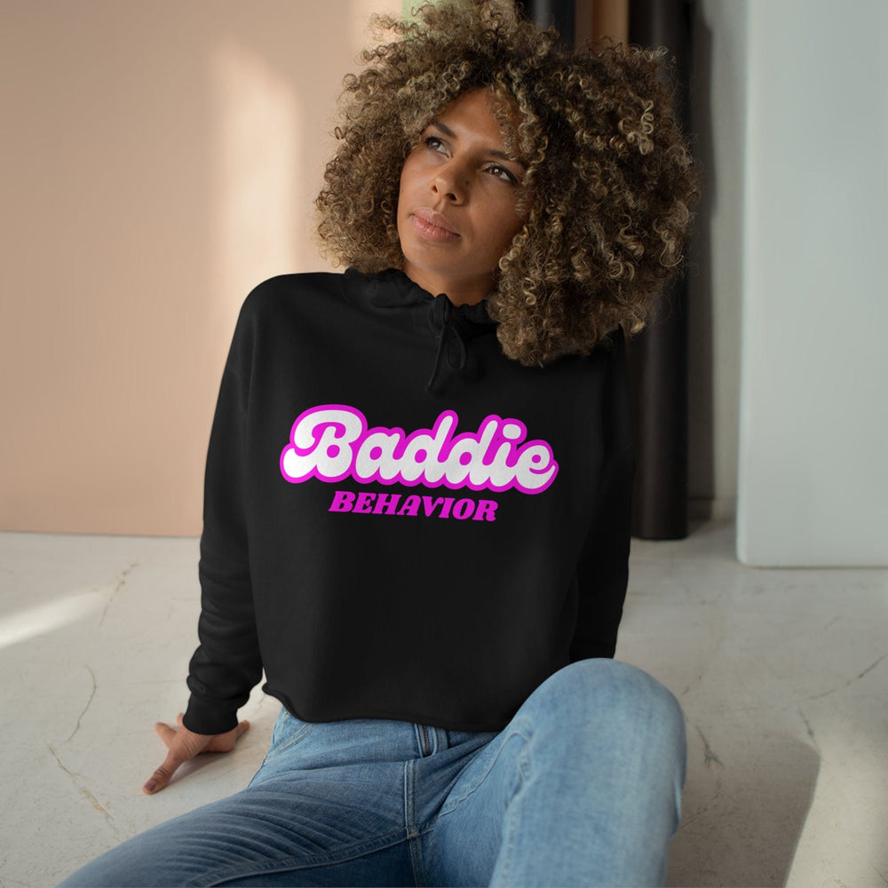 Baddie Behavior Cropped Hoodie Bedroom Behavior Shop Nyc