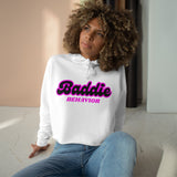 BADDIE BEHAVIOR CROPPED HOODIE