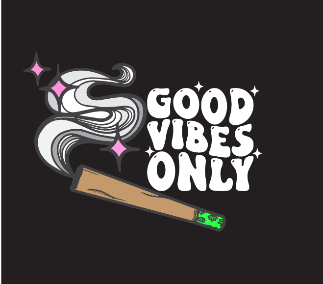 GOOD VIBES ONLY THONG